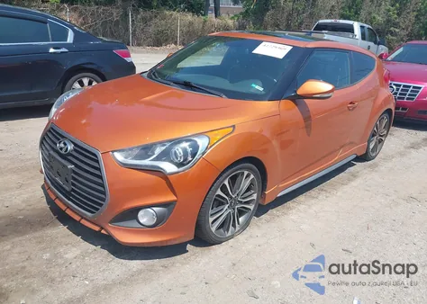 2016 Hyundai Veloster Turbo from USA, damaged, VIN KMHTC6AE6GU273220